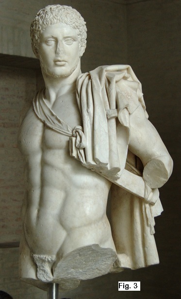 Diomede. Attribuito a Kresila,          Copia romana in marmo da originale greco bronzeo, circa 440          a.C., Glyptothek, Monaco di Baviera.